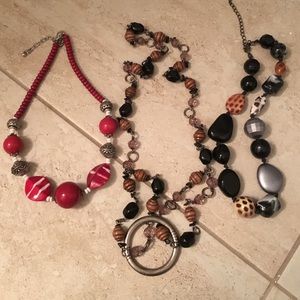 Three necklaces