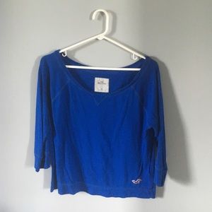 Blue Hollister shirt