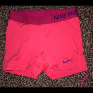 Bright Orange Nike Pro's