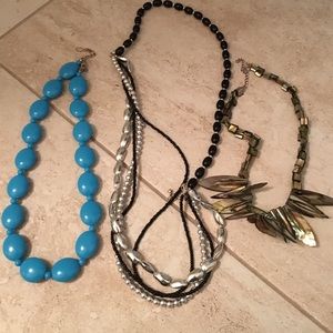 Three necklaces