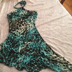 Leopard Print Cocktail Dress