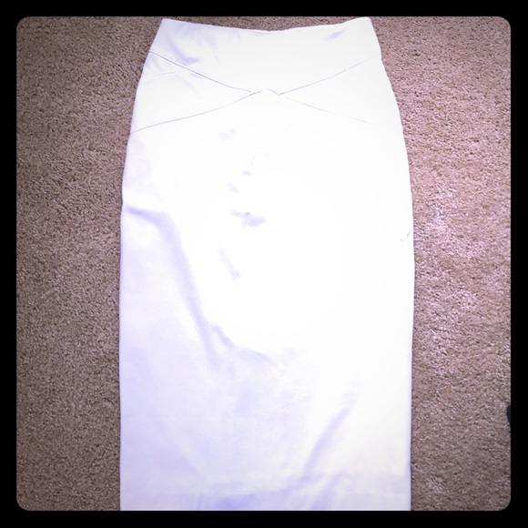 White Pencil Skirt