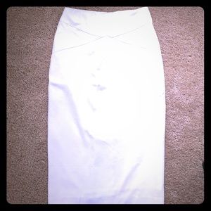 White Pencil Skirt