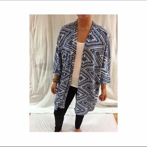 Blue Patterned Sweater