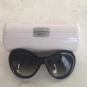 Tortoise Jimmy Choo sunglasses