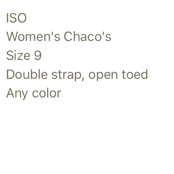 Chacos - Picture 1 of 1