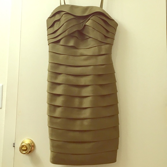 Olive Green Formal Dress