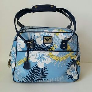 Roxy Bags | Blue Hawaiian Tropical Travel Bag Tote | Poshmark