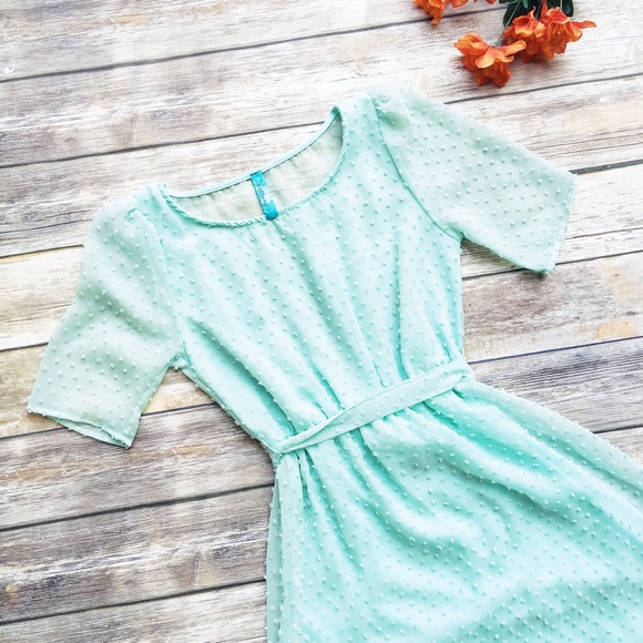 Francesca's Collections Dresses & Skirts - Buttons by Francesca's Adorable Embroidered Dress