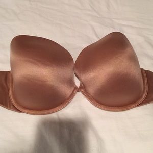 Like new. Dark nude VS strapless bra.