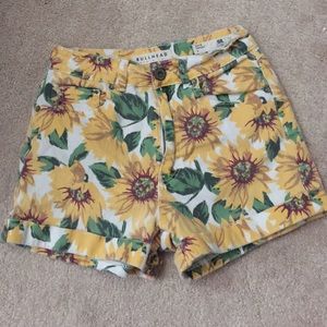 Sunflower high waisted mom shorts