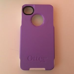 Purple and White Otterbox for iPhone 4/4s