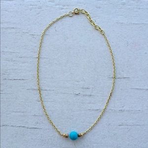 Turquoise beaded choker