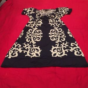 INC INTERNATIONAL CONCEPTS NAVY DRESS