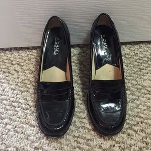 Michael Kors penny loafer pumps