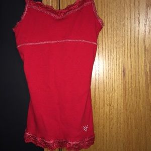 Red tank top SIZE: 18