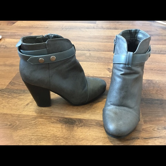 Grey Ankle Booties!
