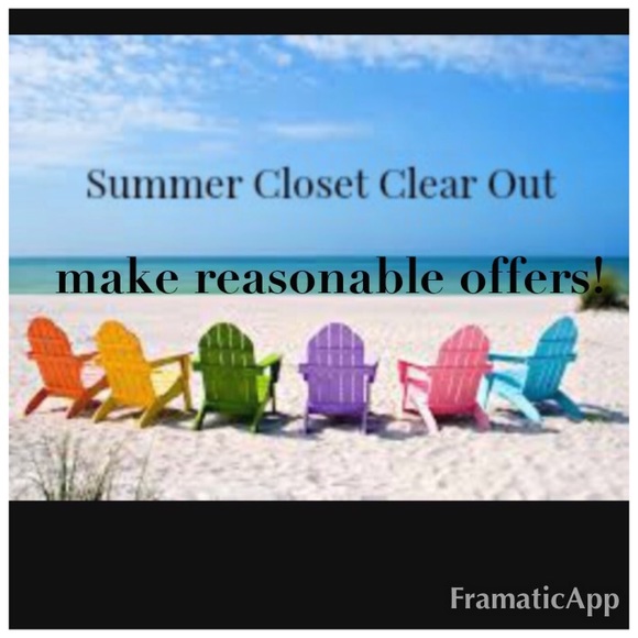 Closet clear out!