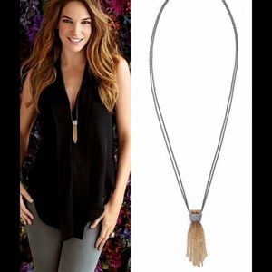 Stella Dot Windsor Tassel Necklace