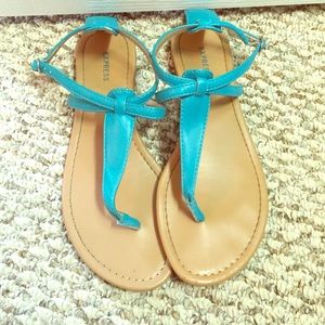 Turquoise Express sandals