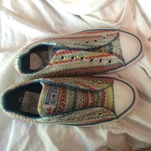 Converse knitted shoes ((laces not included))