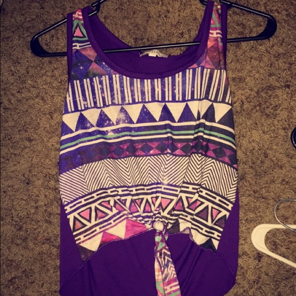 Galaxy crop top