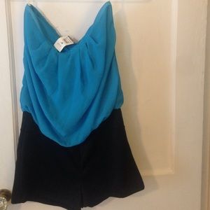 Body central strapless romper