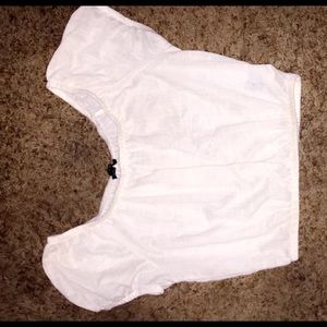 Off white crop top