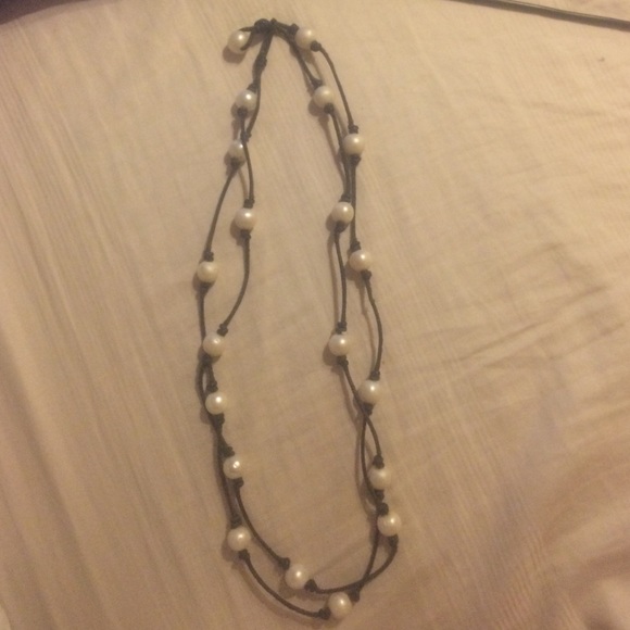 three way leather and pearl