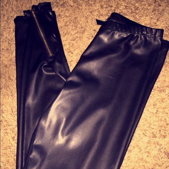 Leather leggings brand new