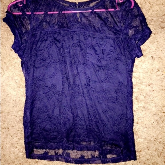 Hollister lace shirt