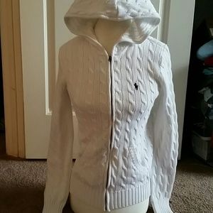 Polo Ralph Lauren white sweater  med.
