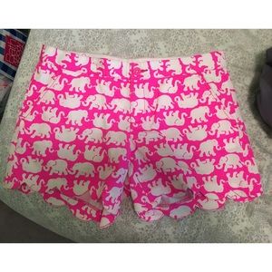 Lilly Pulitzer PopPink Tusk in Sun Buttercup Short