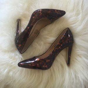 H&M Tortoiseshell Heels NWOT