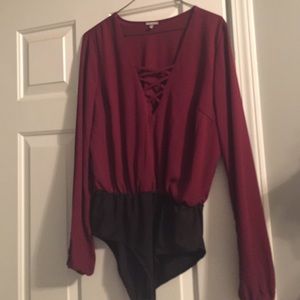 Charlotte Russe blouse/bodysuit