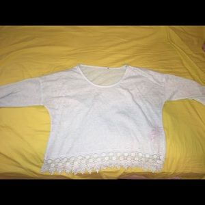forever 21 light blue quarter sleeve