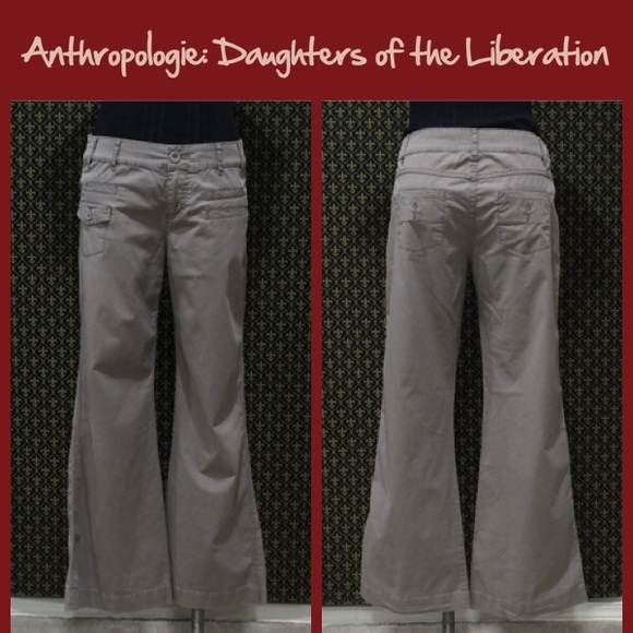 Anthropologie Pants - Anthro Cotton Twill Trousers by DotL