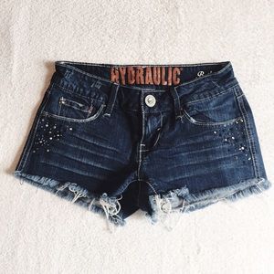 Hydraulic Embellished Shorts