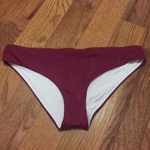 Burgundy VS PINK Bikini Bottom
