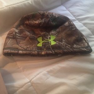 Camo under armour beanie