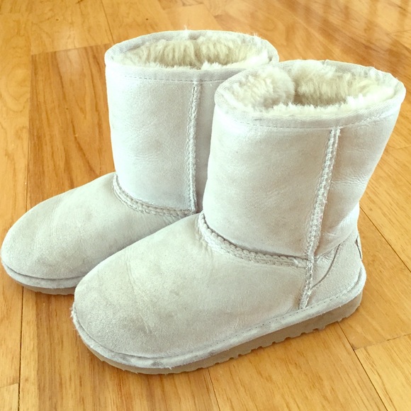 Children's silver Ugg boots