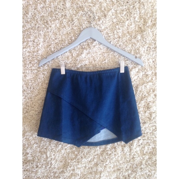 Denim skort - Picture 3 of 4