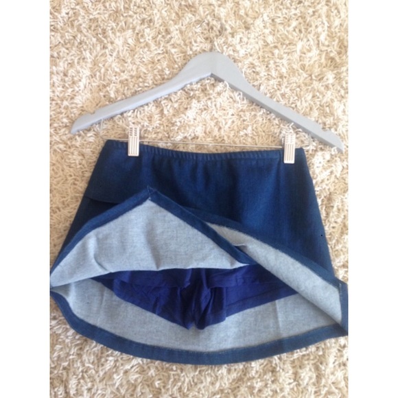 Denim skort - Picture 4 of 4