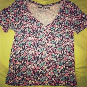 Aeropostale floral crop top