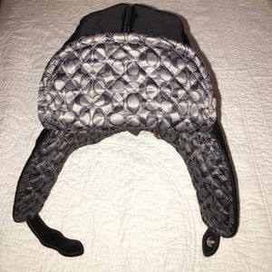 Adorable Coach Ear flap hat