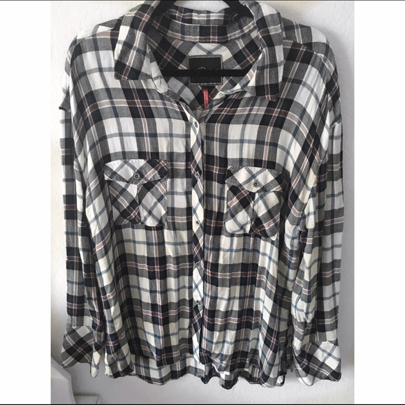 Rails x Free People Plaid Button Down