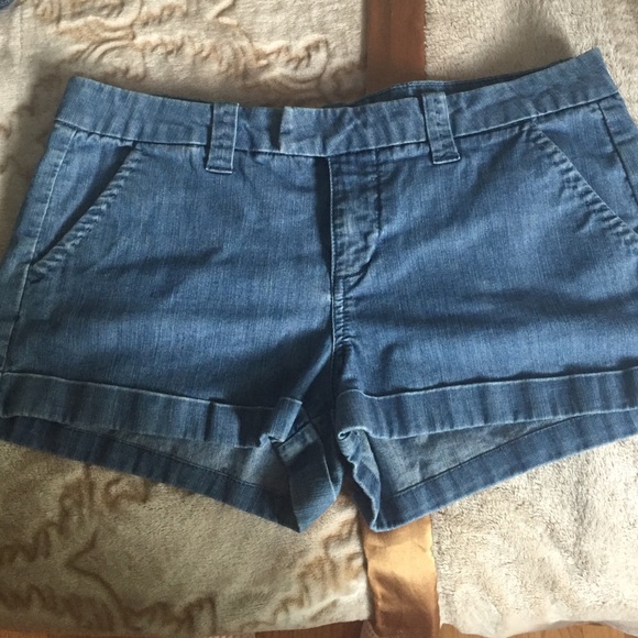 light denim shorts
