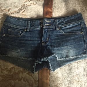 denim shorts
