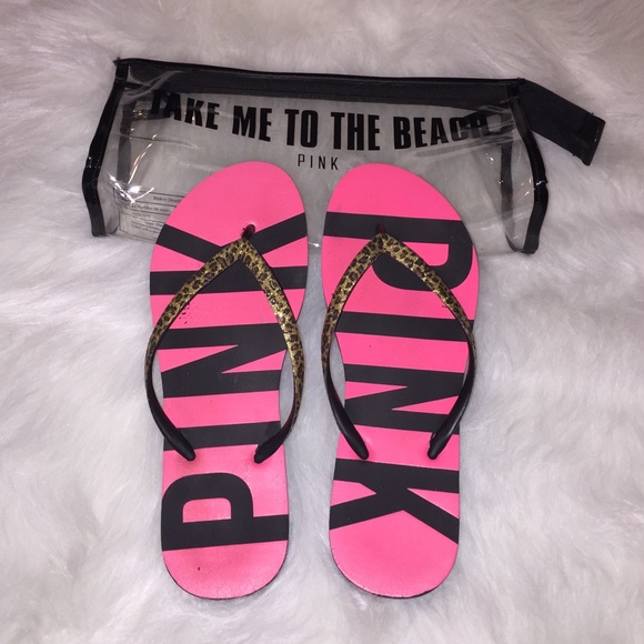 victoria's secret pink flip flops sale