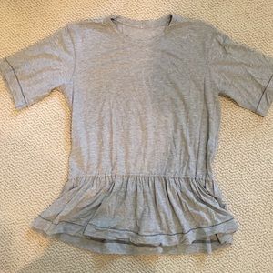 Lululemon "flouncy" shirt